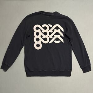 Goya Team Hundred Percent Cotton Sweatshirt Black M Made in Portugal